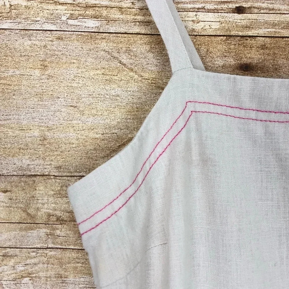 COPY - 🔸Topshop Sleeveless Creme A-Line Dress - Picture 4 of 7